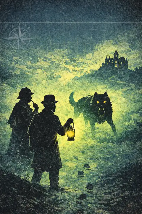 Copertina: Il mastino dei Baskerville in Svedese semplice, CEFR A2