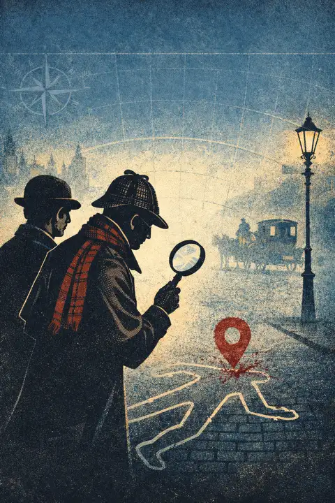 Copertina: Uno studio in rosso in Svedese semplice, CEFR A2